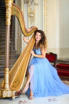 @Petra Hajská - Harfistka Roxana Hädler - Stirská